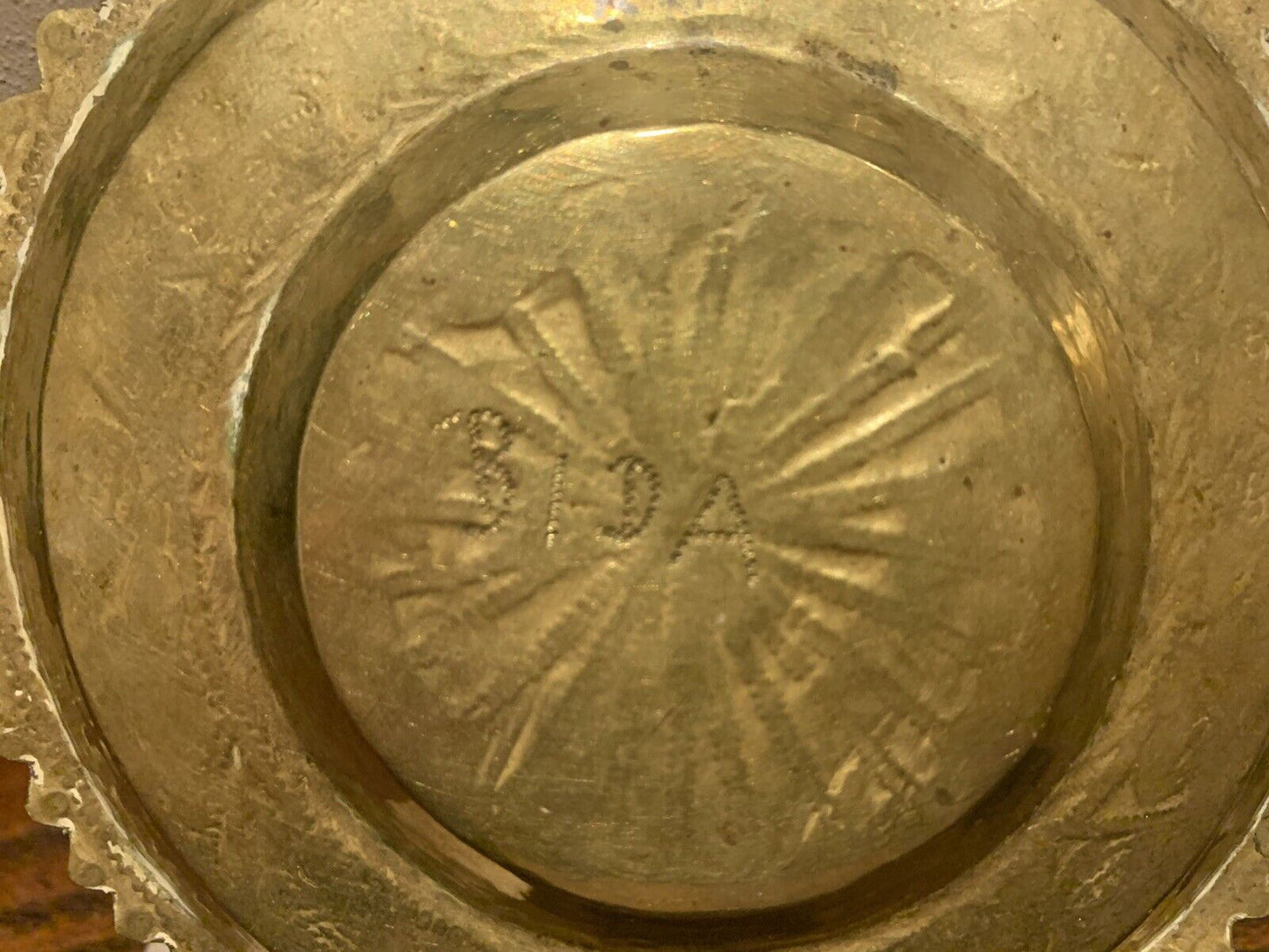 ANTIQUE HANDMADE AFRICAN BIDA NUPE TRIBE BRASS SMALL TRAYS X2 AND ONE OTHER BOWL