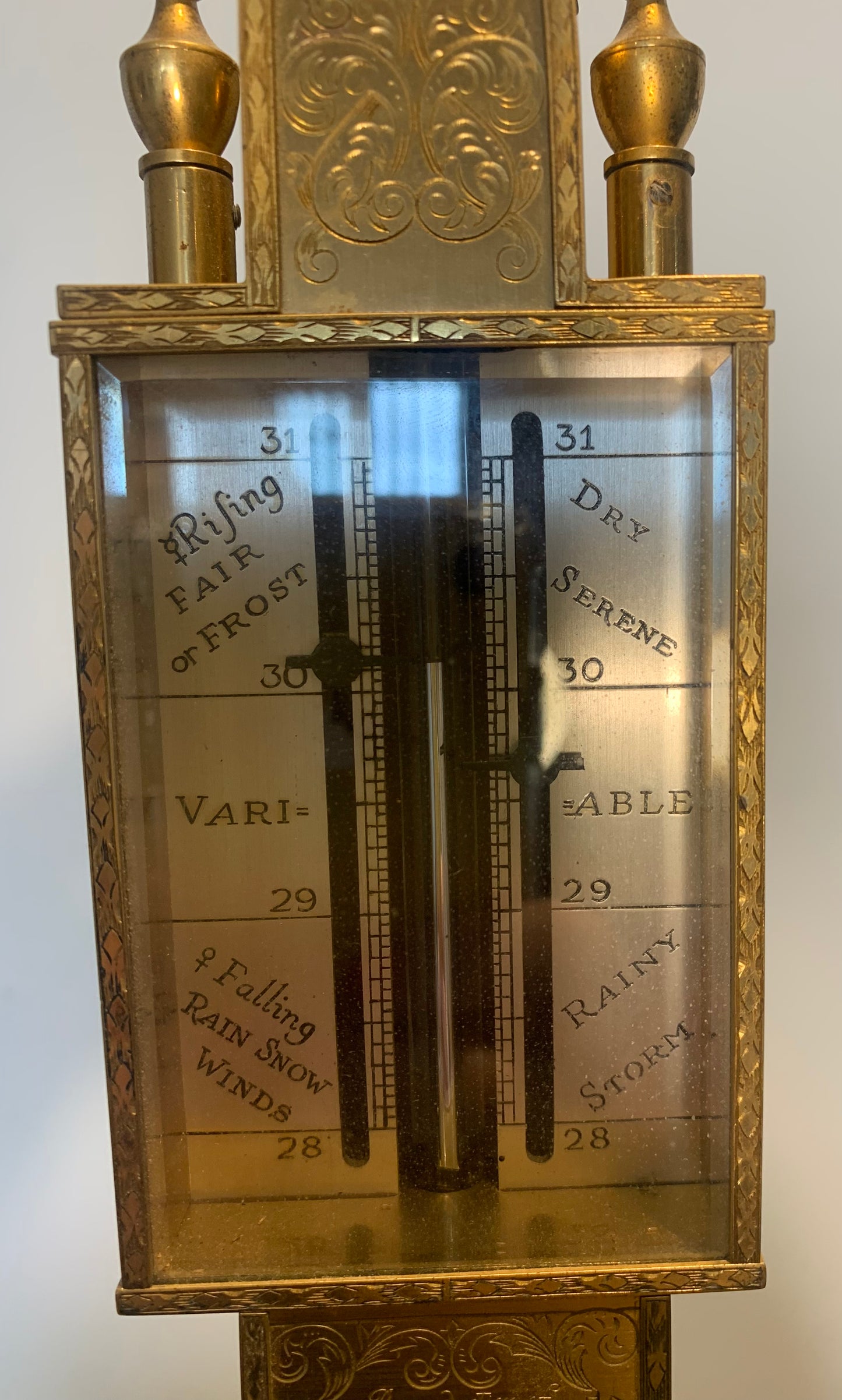 Antique 18th Century Style, Daniel Quare Stick Barometer for 'Garrard the Crown Jewellers'