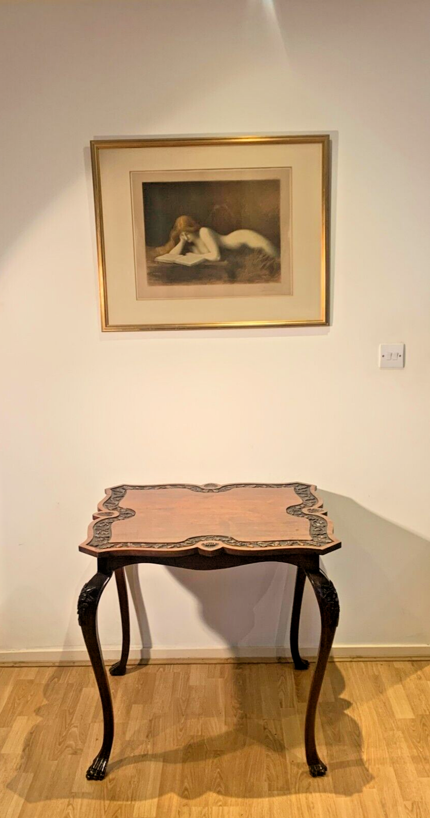 Exquisite Late Georgian/Early Victorian Oak Centre/Window Table with Acorn & Oak