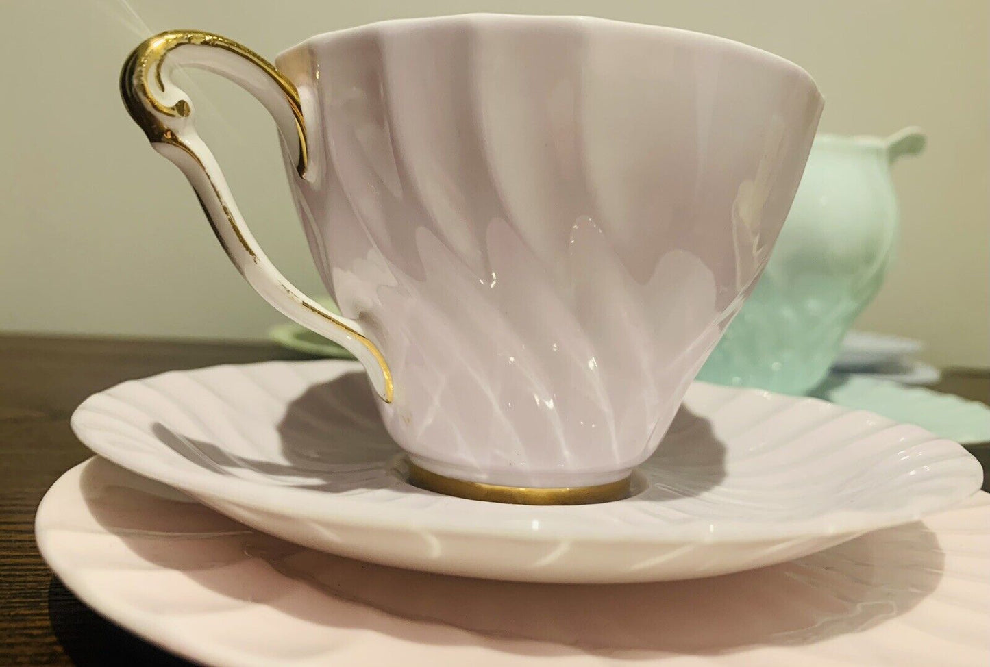 Vintage Queen Anne Pastel Tea Set