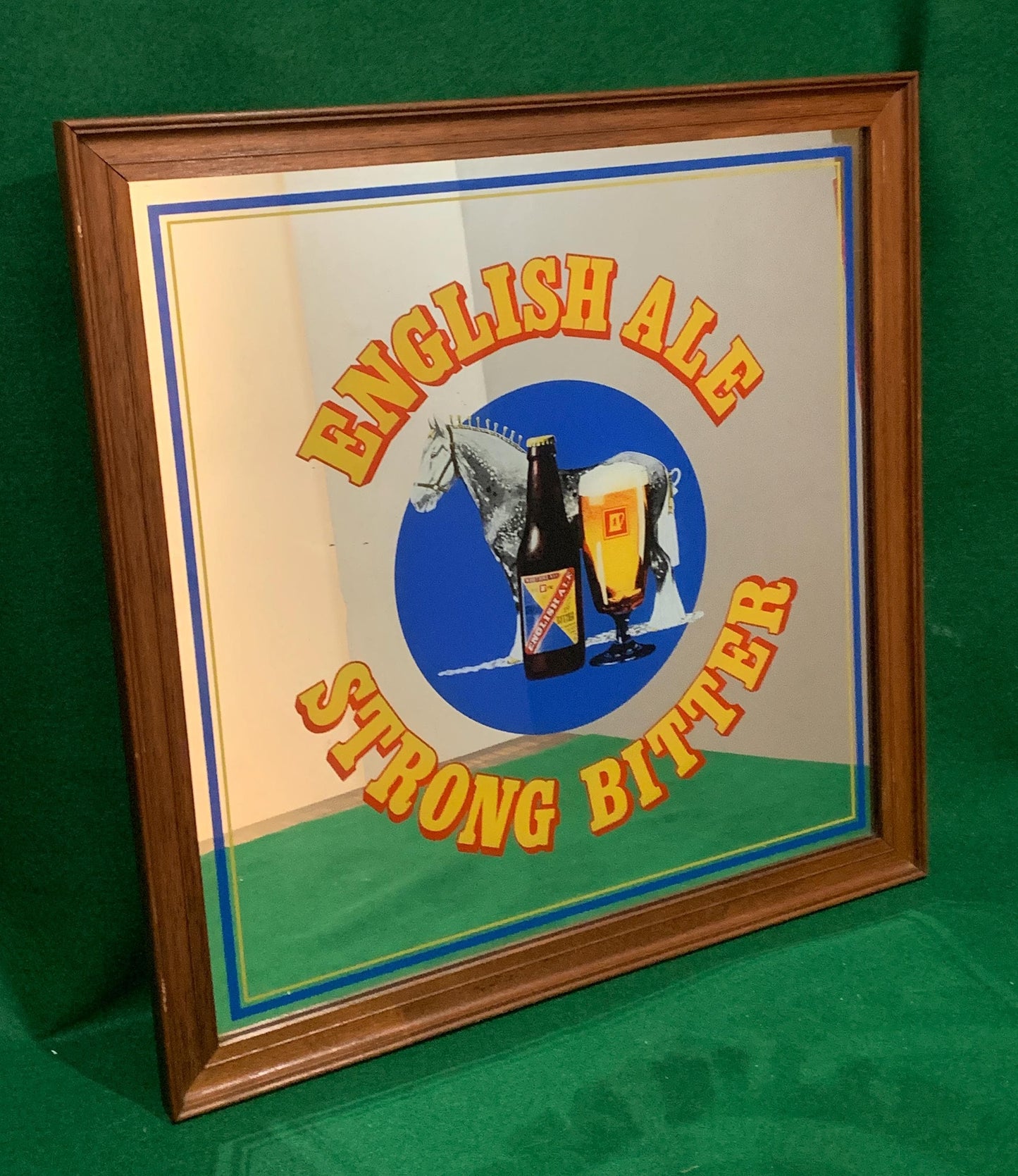 Rare 'Whitbread English Ale Strong Bitter' Pub Advertising Mirror